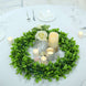 2 Pack | 21inch Green Artificial Lifelike Jasmine Leaf Spring Wreaths