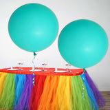 2 Pack | 32inch Large Balloons Helium or Air Latex Balloons Turquoise