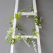 2 Pack 6ft White Artificial Wisteria Flower Garland Hanging Vines, Silk Floral Garland Wedding