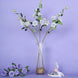 2 Stems | 38inch Tall Silver Artificial Silk Rose Flower Bouquet Bushes