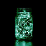 90inch Green Starry Bright 20 LED String Lights, Battery Operated Micro Fairy Lights