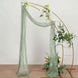 20ft Dusty Sage Gauze Cheesecloth Fabric Wedding Arch Drapery, Window Scarf Valance, Boho Decor