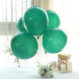 25 Pack | 12Inch Matte Pastel Hunter Emerald Green Helium/Air Latex Party Balloons