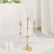 20inch Gold Metal 3-Arm Taper Candle Stick Candelabra, Candle Holder Stand Wedding Centerpiece