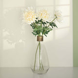 3 Stems | Ivory 27inch Artificial Silk Chrysanthemum Bouquet Flowers