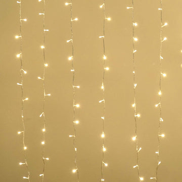 30ft Warm White 100 LED Connectable String Lights, 120V Fairy Lights