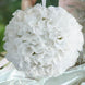 4 Pack | 7inch White Artificial Silk Hydrangea Kissing Flower Balls