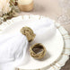 4 Pack | Rustic Burlap Napkin Rings, Handmade Braided Farmhouse Napkin Holders - Natural