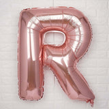 40inch Blush Mylar Foil Helium/Air Number and Letter Balloons