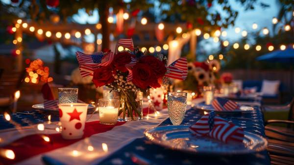4th of july- centerpiece