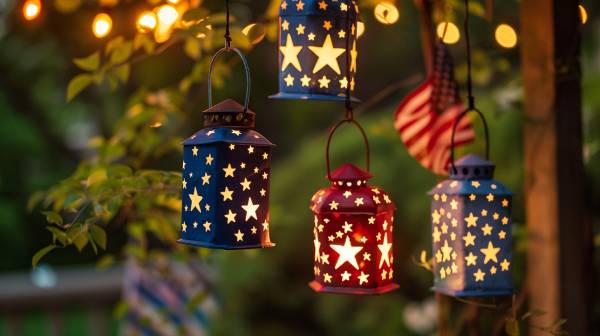 4th of july- lanterns