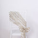 5 Pack Champagne Geometric Diamond Glitz Sequin Chair Sashes
