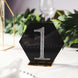 5 Pack | 5inch Black / Gold Acrylic Hexagon Wedding Table Sign Holders, Number Stands