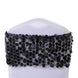 5 pack | Black | Big Payette Sequin Round Chair Sashes