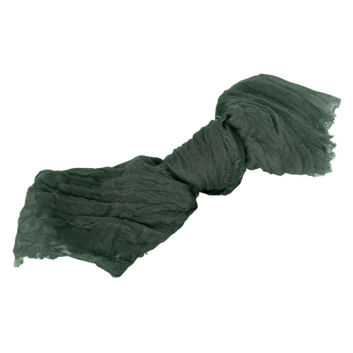 5 Pack | Olive Green Gauze Cheesecloth Boho Dinner Napkins | 24x19Inch