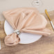 5 Pack Nude Lamour Satin Napkins - 20x20inch