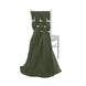 22 inch x 78 inch Olive Green DIY Premium Designer Chiffon Chair Sashes