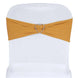 5pc x Chair Sash Spandex - Gold