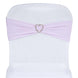 5 Pack | Lavender Lilac Spandex Stretch Chair Sashes | 5inch x 12inch