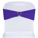 5pc x Chair Sash Spandex - Purple