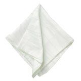 5 Pack | Ivory Accordion Crinkle Taffeta Dinner Napkins | 20x20Inch