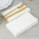 50 Pack | 2 Ply Soft White Wedding Reception Dinner Paper Napkins