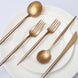 50 Pack | Gold Premium Plastic Silverware Set, Heavy Duty Disposable Sleek Utensil Cutlery