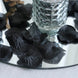 500 Pack Black Silk Rose Petals Table Confetti or Floor Scatters