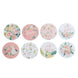 500PCS|1.5inch Round Baby Shower Stickers Roll, Envelope Seals DIY Floral Stickers-Love & Oh Baby