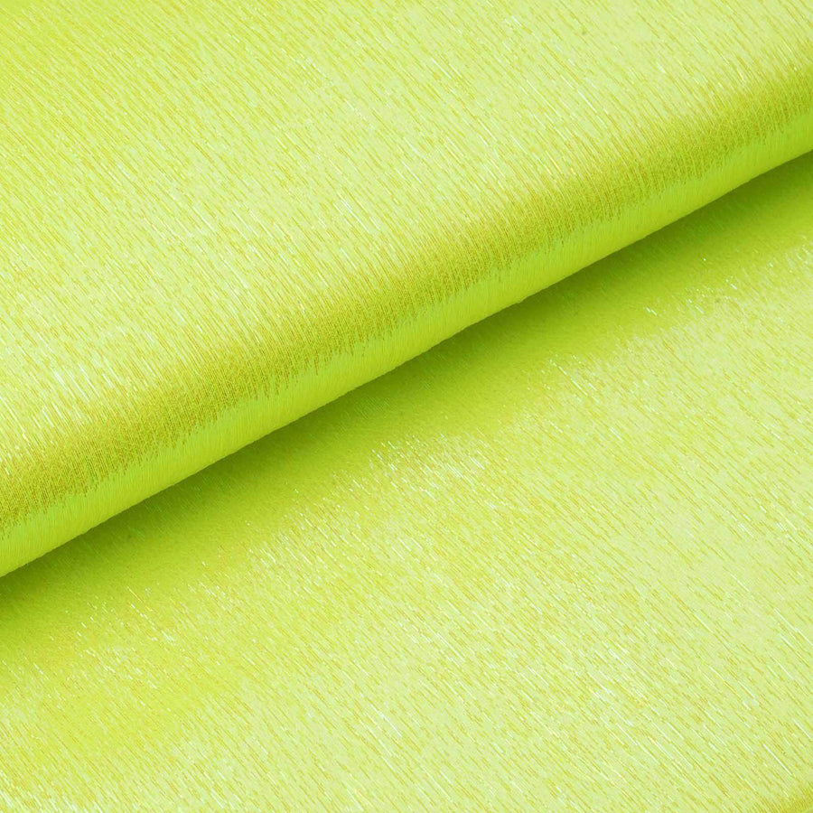 54inch x 10 Yards Yellow Glossy Polyester Fabric Roll, DIY Craft Fabric