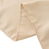 54inch Beige 200 GSM Seamless Premium Polyester Square Tablecloth