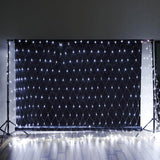 20ftx10ft White 600 LED Fish Net Lights, Fairy String Lights With 8 Modes