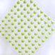 600 Pcs | Apple Green Heart Diamond Rhinestone DIY Craft Stickers