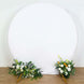 7.5ft White Round Spandex Fit Wedding Backdrop Stand Cover