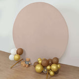 7.5ft Nude Round Spandex Fit Wedding Backdrop Stand Cover