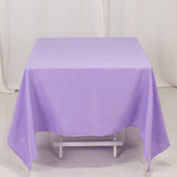 70"x70" Lavender Lilac Premium Polyester Square Tablecloth - 220GSM