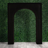 7ft Black Spandex Backdrop Stand Cover for Arc de Triomphe Stand Stretch Fitted Floral Balloon Frame