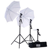 600 Watt Professional Photography Photo Video Portrait Studio Day Light Umbrella Continuous Lighting Kit