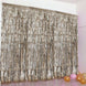 8ft Champagne Metallic Tinsel Foil Fringe Doorway Curtain Party Backdrop