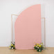 8ft Dusty Rose Spandex Fitted Wedding Arch Cover For Half Moon Top Chiara Backdrop Stand