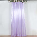 8ftx10ft Lavender Lilac Satin Formal Event Backdrop Drape, Window Curtain Panel