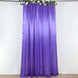 8ftx10ft Purple Satin Formal Event Backdrop Drape, Window Curtain Panel