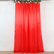 8ftx10ft Red Satin Formal Event Backdrop Drape, Window Curtain Panel