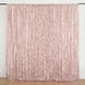 8ftx8ft Dusty Rose 3D Leaf Petal Taffeta Fabric Photography Backdrop Drape, Event Curtain Panel