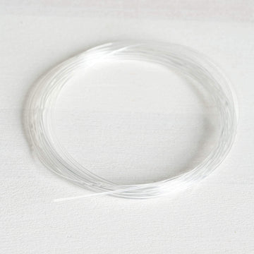 9ft Clear Plastic Craft Wire, Invisible Hanging Wire