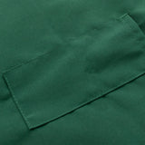 Green Premium Polyester Cooking Chef Apron with Adjustable Neck and Long Ties