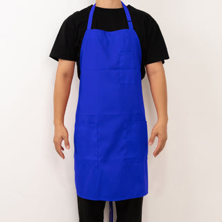 <span style="background-color:transparent;color:#000000;">Royal Blue Unisex Premium Polyester Adjustable Chef Apron</span>