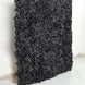 11 Sq ft. | Black UV Protected Hydrangea Flower Wall Mat Backdrop