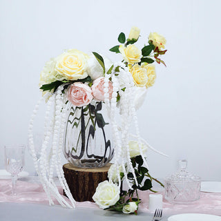 Add Elegance to Your Event with White Artificial Amaranthus Flower Stem Spray