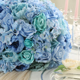 Pre-Arranged Silk Rose Bouquet Floral Arrangement Table Decor